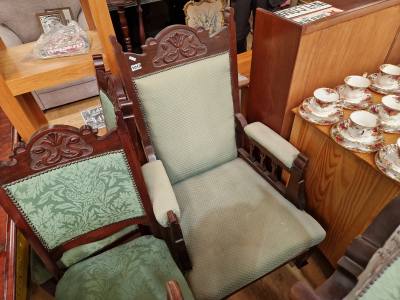 EDWARDIAN ARMCHAIR