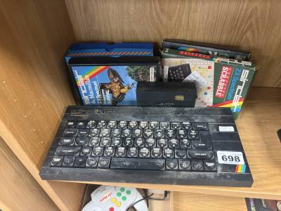 SPECTRUM SINCLAIR + GAMES (NO LEADS)