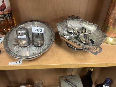 LOT OF SILVER PLATE
