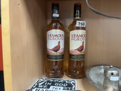 2 X 700ML BOTTLES OF FAMOUS GROUSE