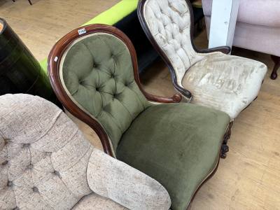 VICTORIAN SPOON BACK CHAIR