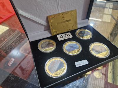 PEARL HARBOUR GOLD PLATE COIN SET