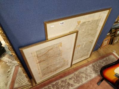 1840'S WORLD NEWS FRAMED