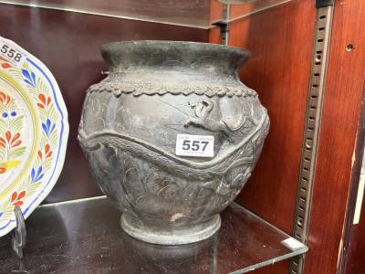 BRONZE JAPANESE POT
