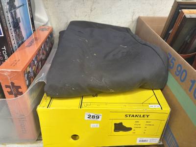 STANLEY SAFETY BOOTS + CHAINSAW TROUSERS