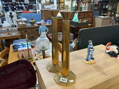 PAIR OF DUBLIN & CO CANDLESTICKS