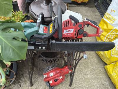 2 X CHAINSAWS + BLOWER (SAS)