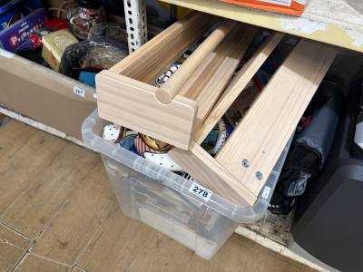 BOX OF DVD'S ETC