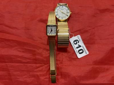 2 X ROTARY WATCHES