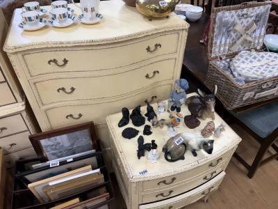 2 X ADAMS STYLE DRAWER CHESTS