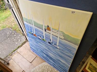 OIL ON CANVAS