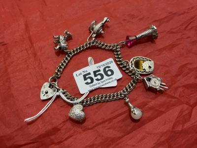 SILVER CHARM BRACELET