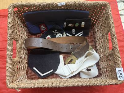 BOX OF BOYS BRIGADE MEMORABILIA