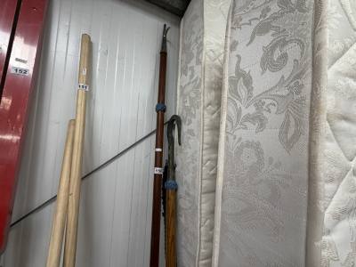 2 X BOAT HOOKS