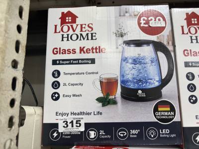 NEW GLASS KETTLE