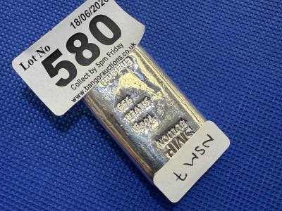 (100 GRAM) 999 SILVER BULLION BAR