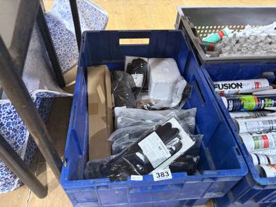 BOX OF NEW GLOVES + BAGS