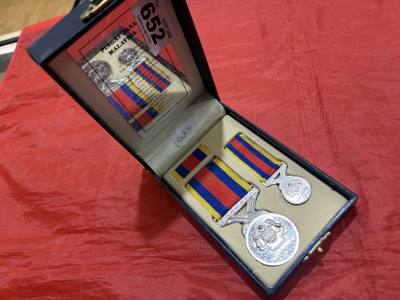 PINGAT JASA MALAYSIAN SERVICE MEDALS IN BOX