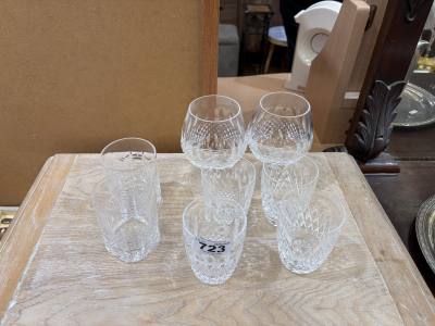 LOT OF WATERFORD CRYSTAL GLASSES