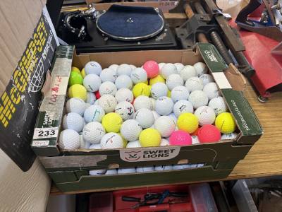 2 X BOXES OF GOLF BALLS