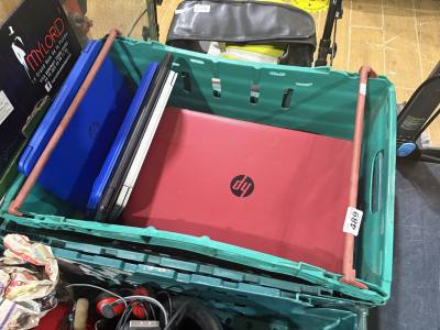 BOX OF LAPTOPS