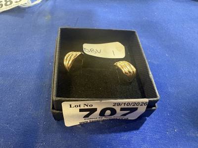 PAIR OF 9CT GOLD EARRINGS