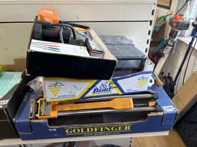 2 X BOXES OF TOOLS ETC