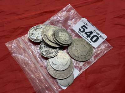 LOT OF SILVER COINAGE (98 GRAMS)