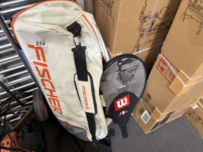 TENNIS BAG + RACKETS
