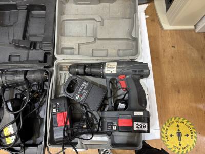 CASED BATTERY DRILL +CHARGER 