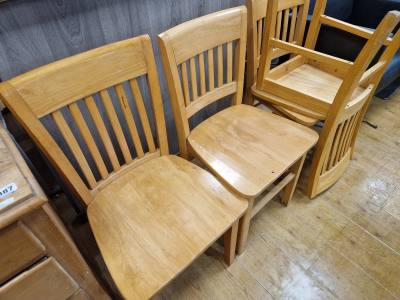 4 X BEECH CHAIRS