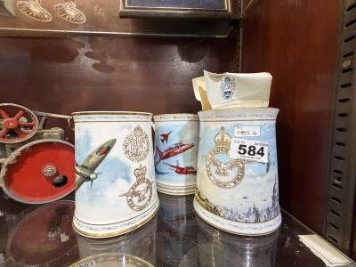 3 X RAF TANKARDS