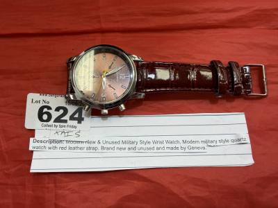 MILITARY STYLE DRESS WATCH