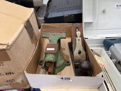 STANLEY PLANER + BENCH VICE