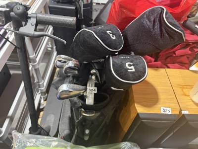 GOLF BAG + CLUBS