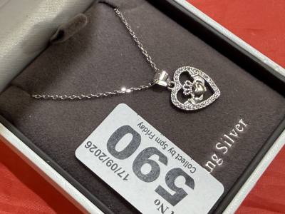 SILVER CHAIN + PENDANT