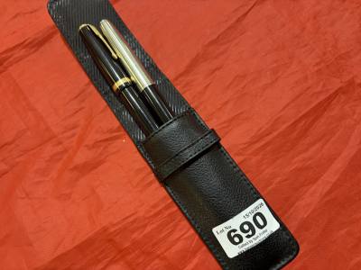 2 X PARKER 14CT NIB PEN