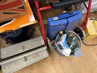 ALLTRADE TOOL SET, TOOL BOX + CONTENTS ETC