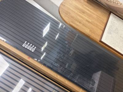 4 X BLACK OAK COMPOSITE WALL PANELS