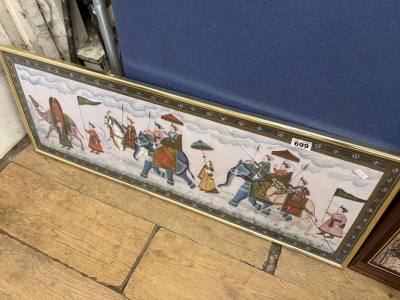 INDIAN PAINTING ON SILK