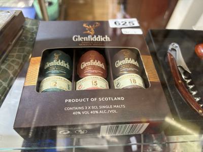 GLENFIDDICH MINIATURE WHISKEYS