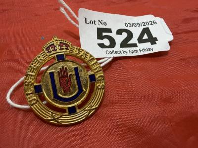 ANTIQUE ULSTER SAVINGS BADGE