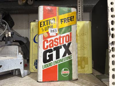 3 X OIL CANS