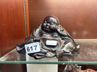 EROTIC JAPANESE CARVED BUDHA