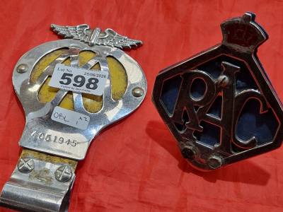 AA BADGE + RAC BADGE