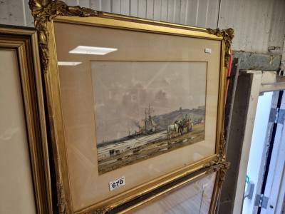 GEORGE HAMILTON CONSTANTINE WATERCOLOUR