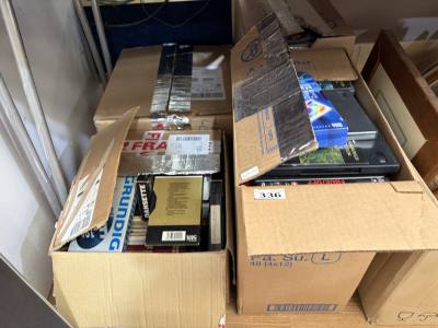 4 X BOXES OF CDS + VIDEOS